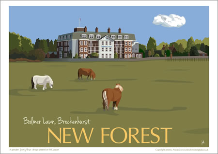 A3 Poster  (Balmer Lawn, Brockenhurst)