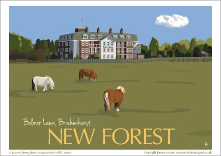 A4 Poster  (Balmer Lawn, Brockenhurst)