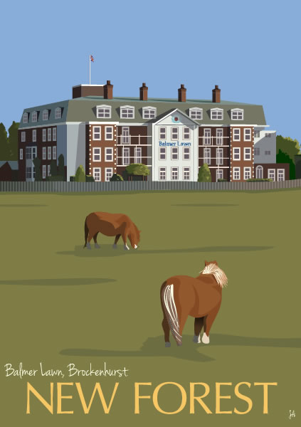 A5 Card (Balmer Lawn, Brockenhurst)