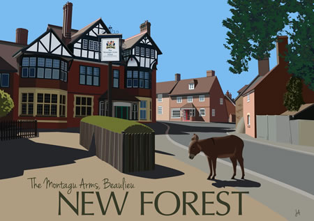 A5 Card (Montagu Arms, Beaulieu)