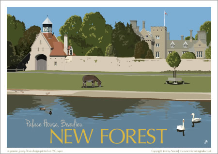 A4 Poster  (Palace House, Beaulieu)