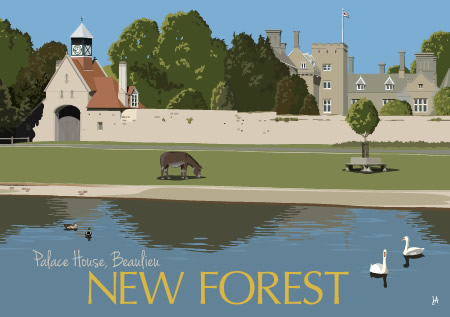 A5 Card (Palace House, Beaulieu)