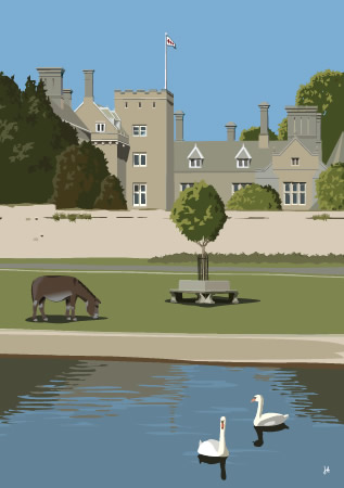 A5 Card (Palace House, Beaulieu)