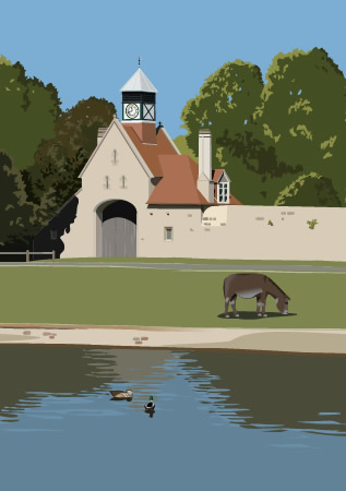 A5 Card (Palace House, Beaulieu)