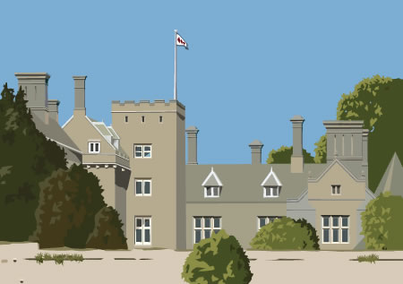 A5 Card (Palace House, Beaulieu)